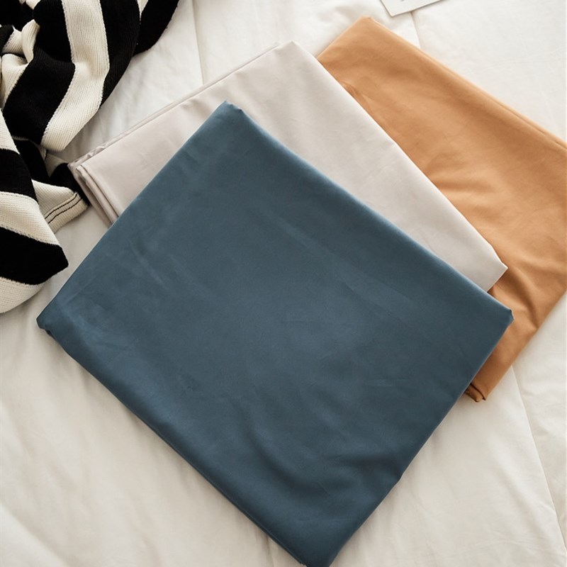 秋冬北欧纯色混搭A类50支纯棉加厚保暖磨毛床单搭配单品莫兰迪色 - 图3