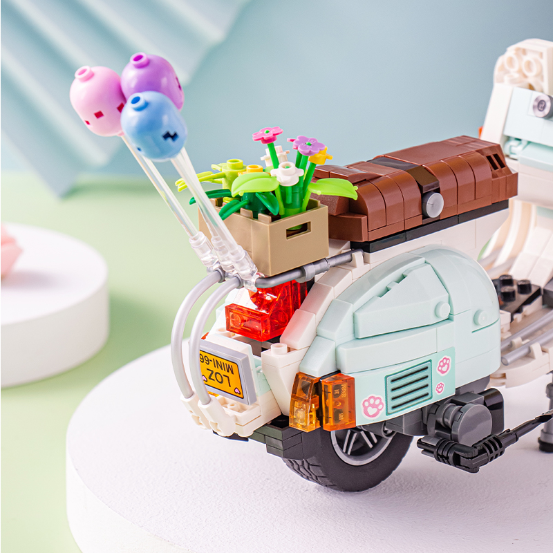 积木拼装小颗粒小绵羊摩托车汽车玩具女孩子女生系列儿童拼图礼物,淘宝优惠券,粉丝福利购,淘宝优惠卷