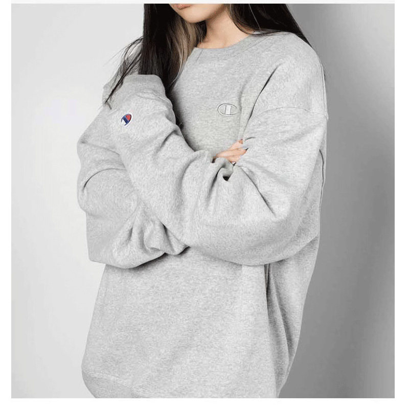 Champion 冠军牌 美版 情侣款 秋冬连帽/圆领加绒小C标卫衣 下单折后￥108起包邮 2款3色可选