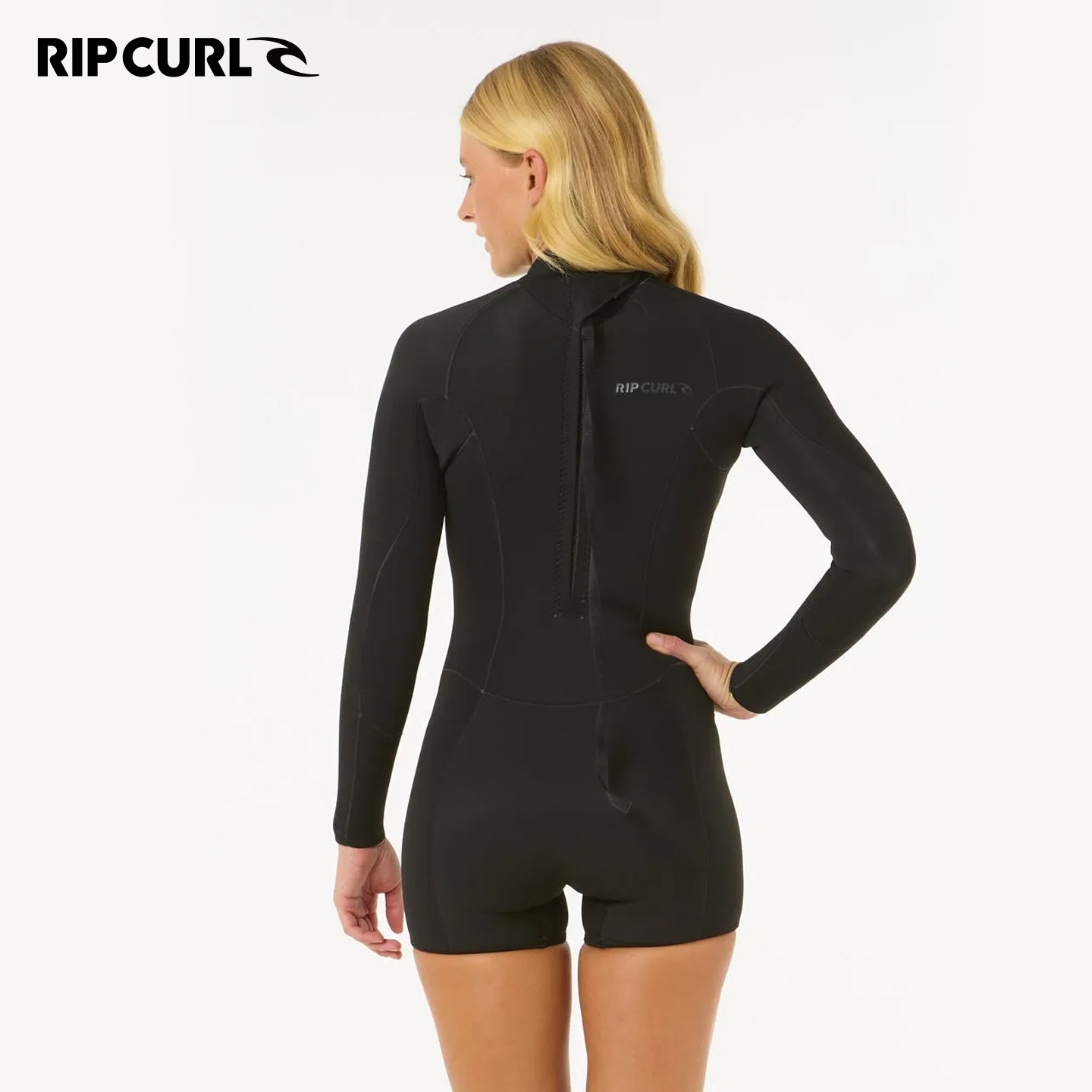 澳洲RIPCURL日初卫士湿衣2mm背部拉链速干长袖连体冲浪服潜水服女 - 图2