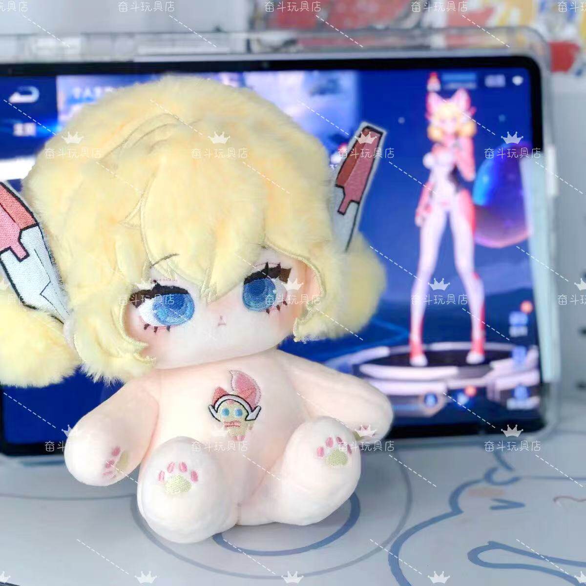 王者荣耀玩偶王者荣耀妲己时之笔端属性棉花娃娃20cm公仔礼物换装玩偶游戏周边