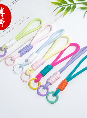 拼色手机挂绳钥匙扣多用扣可拆卸