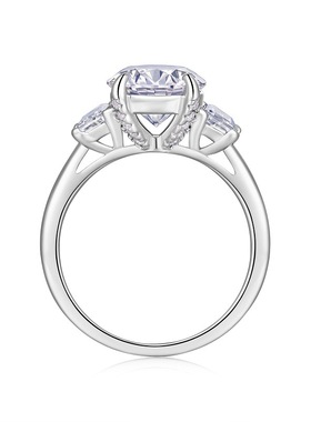 925纯银欧美ins风夸张戒指-不掉