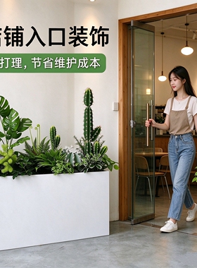 仿真仙人掌热带沙生植物花箱装饰