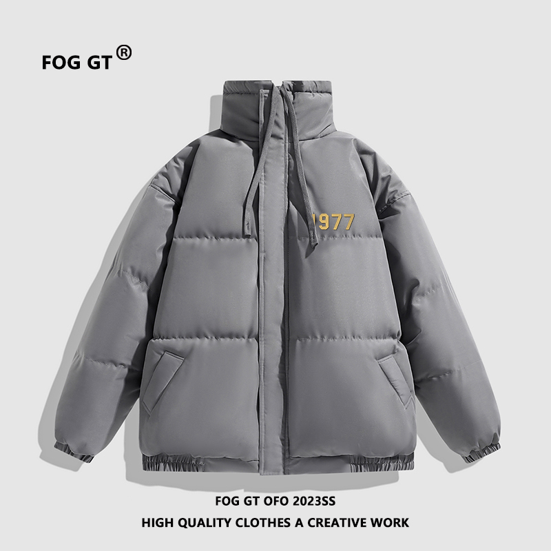 FOG GT2023新款美式高街1977羽绒棉服情侣冬季棉上衣外套男女潮牌