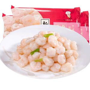 上海新雅大虾仁淡水河虾仁年夜饭半成品菜预制菜方便速食品粤菜馆