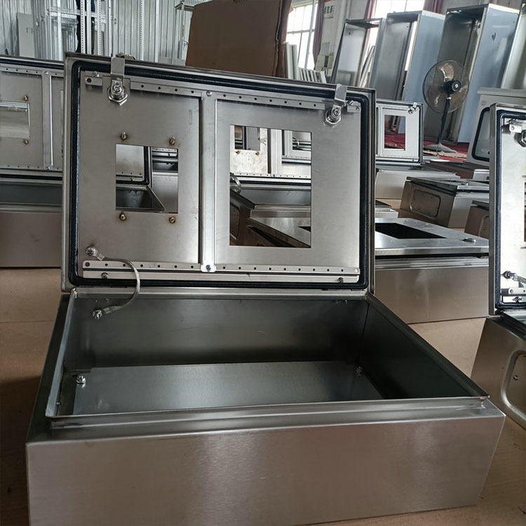 盐城落地户外不锈钢机箱外壳钣金加工厂 - 图1