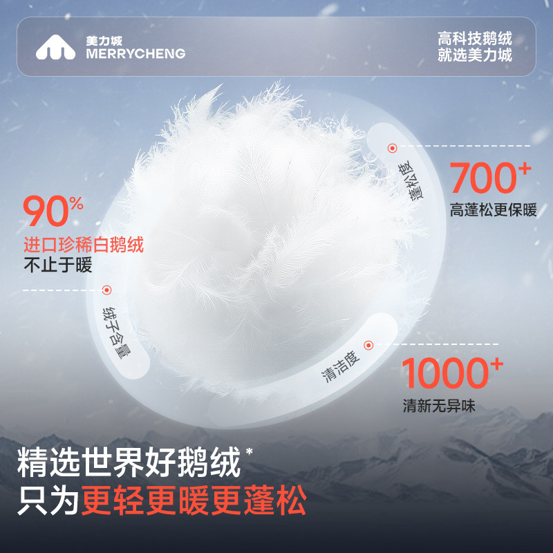 美力城鹅绒服25年新款加厚保暖面包服情侣短外套冬季羽绒服036,淘宝优惠券,粉丝福利购,淘宝优惠卷