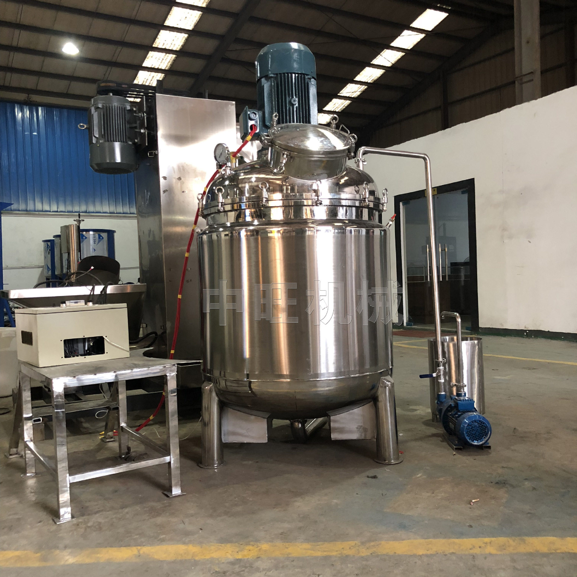 现货供应 真空搅拌机脱模剂聚氨酯胶水反应罐多功能不锈钢加热,淘宝优惠券,粉丝福利购,淘宝优惠卷