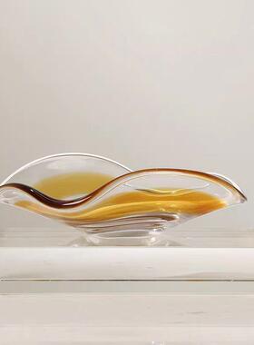 简约轻奢售楼处样板房间软装饰品家居茶几水果盘收纳托盘摆件