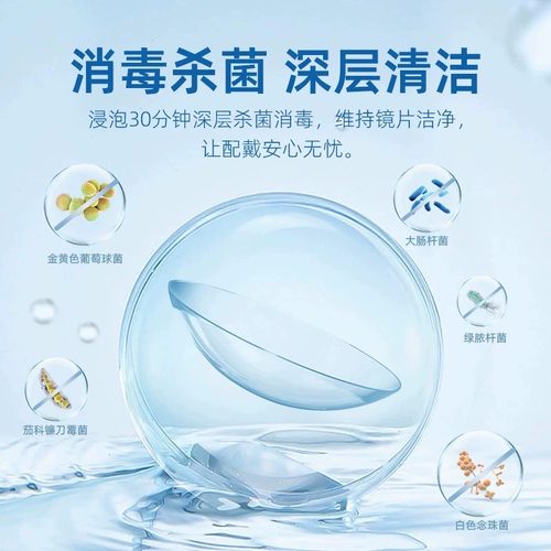 Menicon美尼康AB液RGP硬性隐形眼镜护理液角膜ok镜目立康除蛋白j - 图1