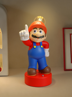 【天猫热销】马里奥台灯摆件