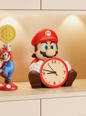 改造房间小物件||马里奥时钟摆件