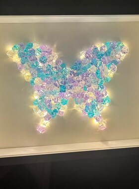 相框小夜灯圣诞h树圣诞节礼物手工diy制作材料包创意摆件送女友