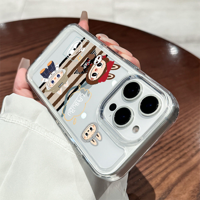 适用iPhone16promax的拉布布手机壳2025新款17苹果15plus透明14pro网红labubu爆款14全包镜头13保护12外壳11 - 图1
