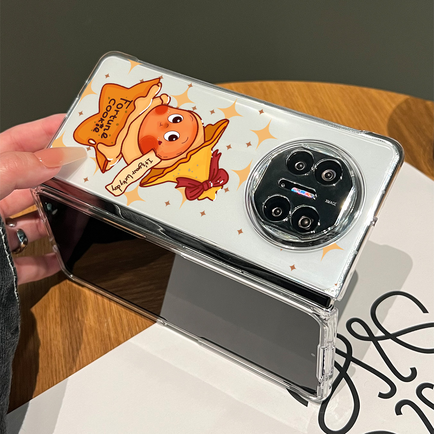 适用华为X6的手机壳2025新款matex6典藏版高级感保护套X5全包防摔metax5幸运饼干星星人X3独特好看透明外壳 - 图1