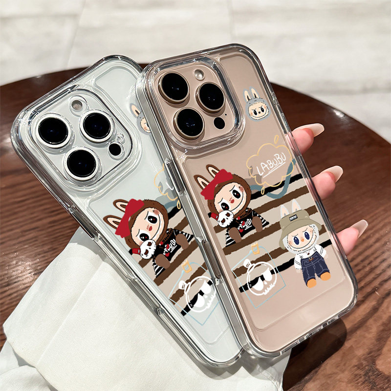 适用iPhone16promax的拉布布手机壳2025新款17苹果15plus透明14pro网红labubu爆款14全包镜头13保护12外壳11 - 图3
