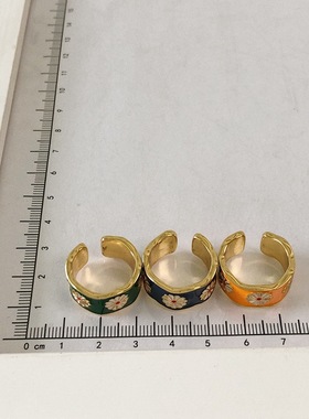 极速New Korean Style Flower Rings for WomeMn Punk ndy Vintag