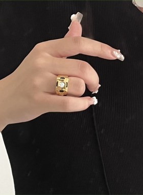 极速industrial style qadjustable retro rings for men and wom