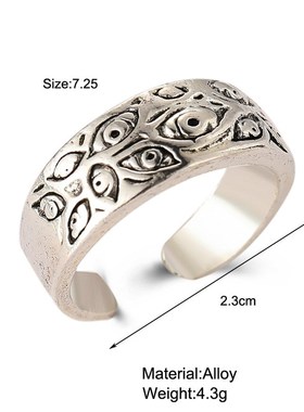 极速Devils eye ring Gods eyeG ring men恶魔眼睛指环上帝之眼