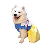 Весенне-летняя принцесса для собак больших и средних размеров, сетчатая юбка с ремешком для домашних животных, одежда для собак и кошек, нелиняющая одежда самоедов