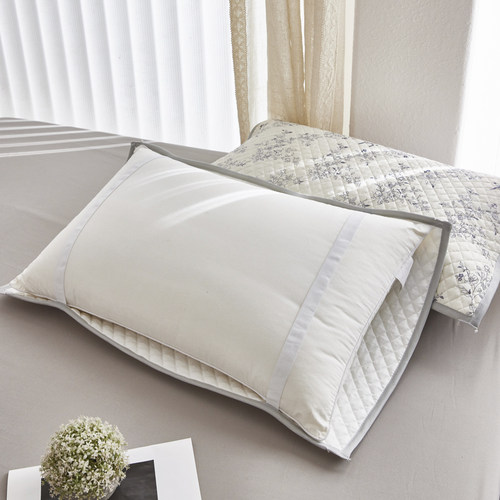 夏季凉感绑带款枕巾2025新款可固定枕头巾防头油一对防滑50X80cm - 图1