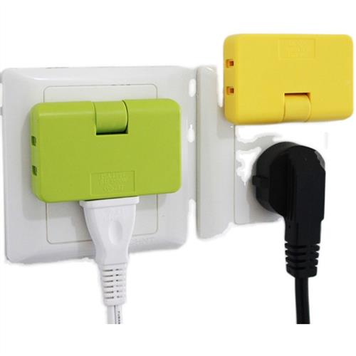 超薄2脚一拖三扩展插座2项国标电源转换插头一分三 1转3 - 图2