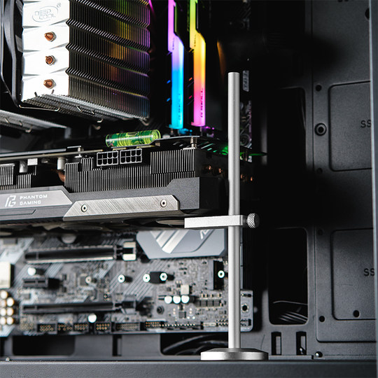 寒彻全铝合金显卡支架3090支撑架台式机4070立式机箱显卡防弯托架