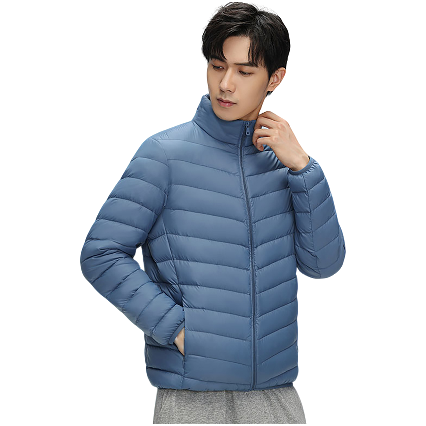 鸭鸭2025年秋新款轻薄羽绒服男短款立领修身轻型保暖运动帅气外套,淘宝优惠券,粉丝福利购,淘宝优惠卷