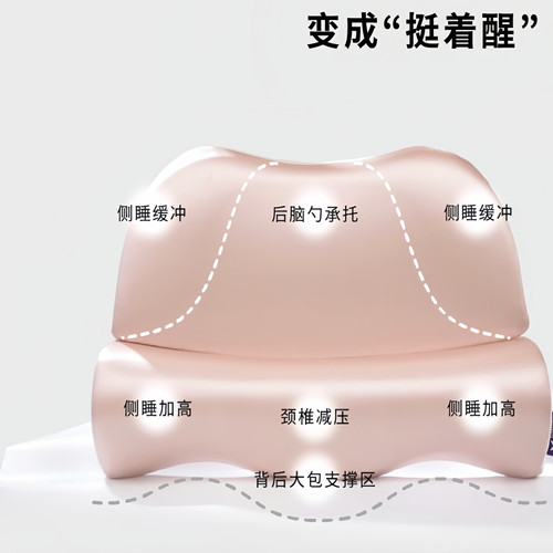 枕梦蝶生云端深睡颈椎修复记忆枕曲面矫正护颈体态睡眠记忆棉家用 - 图1