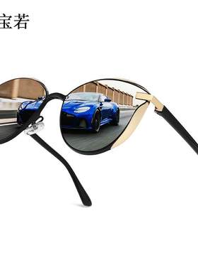 猫眼墨镜防紫外线偏光女高级感显脸小sunglass眼镜
