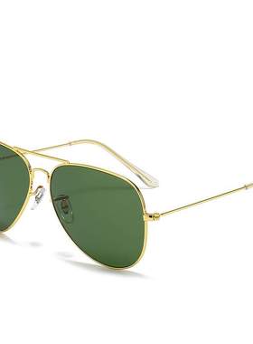 新款玻璃蛤蟆镜 时尚潮流休闲墨镜 钢化玻璃太阳眼镜93026