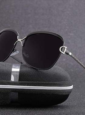 新款复古偏光时尚欧美方框高级感8702眼镜潮墨镜女