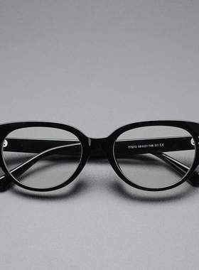 欧美风复古黑框眼镜防蓝光抗辐射素颜平光镜女潮可配近视眼睛镜框