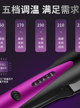 空盒子直发器卷发两用熨板直卷两用电直发夹板发廊理发店专用跨境
