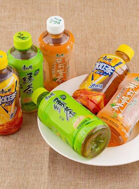 分装瓶收纳罐康师傅冰红茶绿茶饮料330mlx12小瓶迷你蜜桃乌龙橙汁