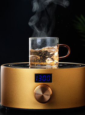 空盒子加厚耐热玻璃茗杯子小茶杯带把杯功夫茶具喝茶耳杯茶碗家用