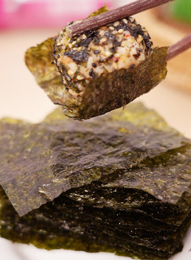 分装瓶收纳罐ZEK海苔片2紫菜零食寿司原味竹盐岩烤海苔头水海苔紫