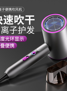 空盒子跨境高转速吹风机家用大风力负离子便携折叠发廊恒温电吹风