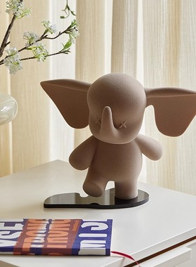 Spatio小飞象桌面可爱摆件轻奢风