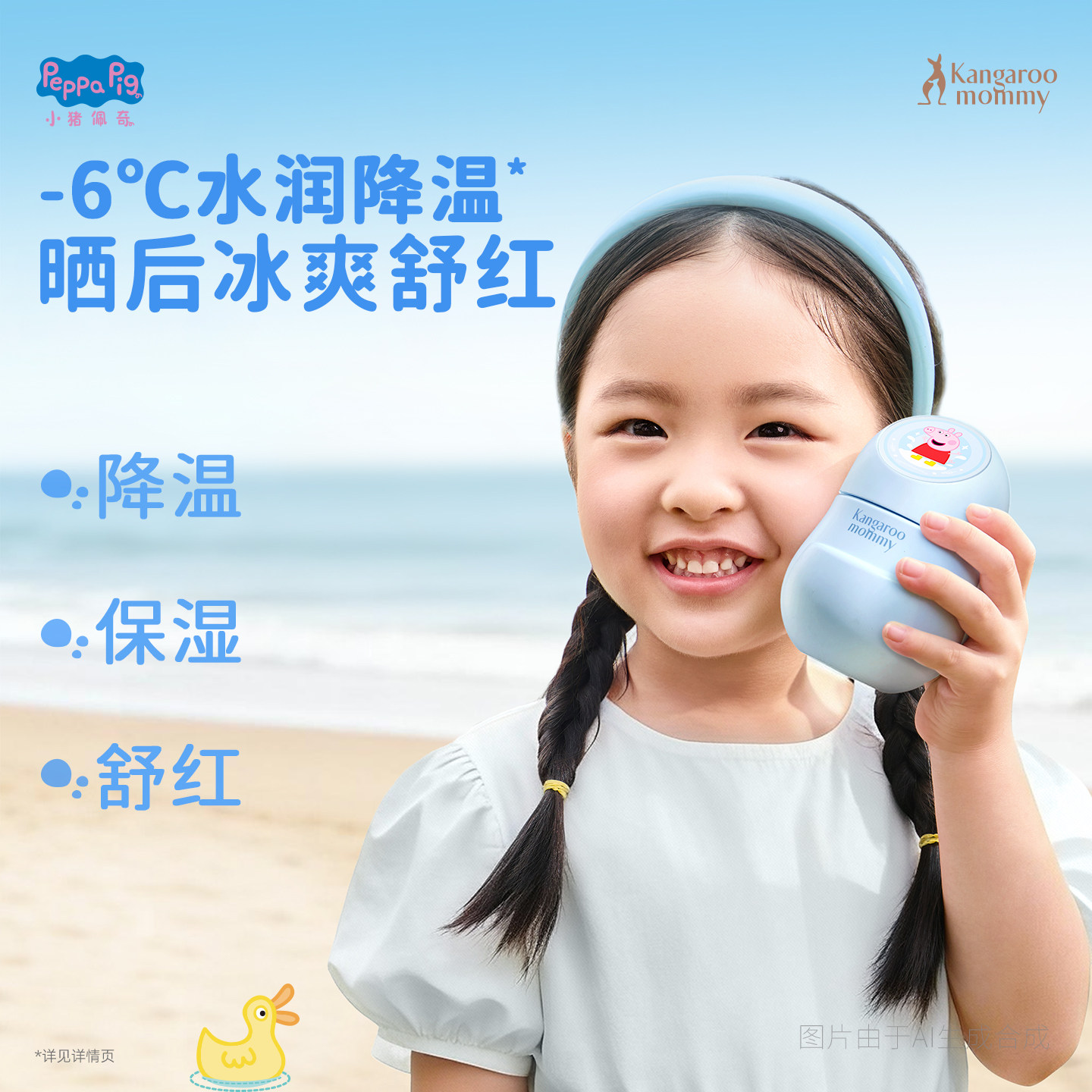 袋鼠妈妈儿童面霜宝宝婴儿面霜保湿补水润肤乳滋润秋冬护肤保湿霜