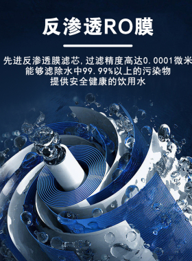 美国润索1000G富锶反渗透净水器