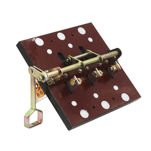 极速HS12-40j0/31 400A双投刀开关 三相三线倒顺刀闸黄铜紫铜侧面 - 图1