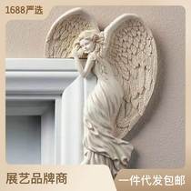 New Salvation Angel Door Frame Swing Piece Awakening Angel Wings Hanging door frame Decorative Resin Pendant Decoration
