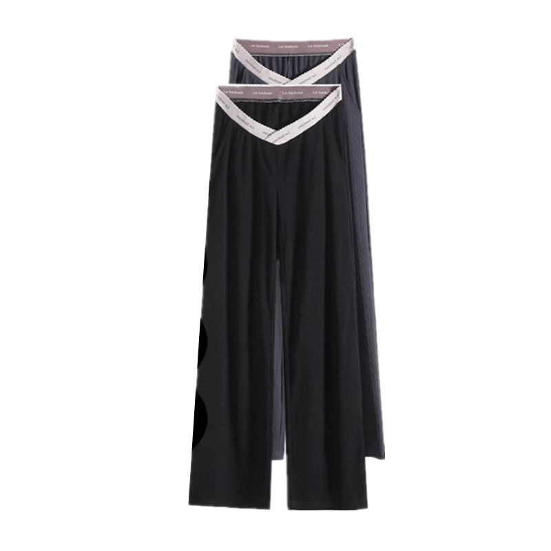 超大码孕妇阔腿裤夏装薄款冰丝长裤300宽松垂感休闲低腰托腹200斤,淘宝优惠券,粉丝福利购,淘宝优惠卷