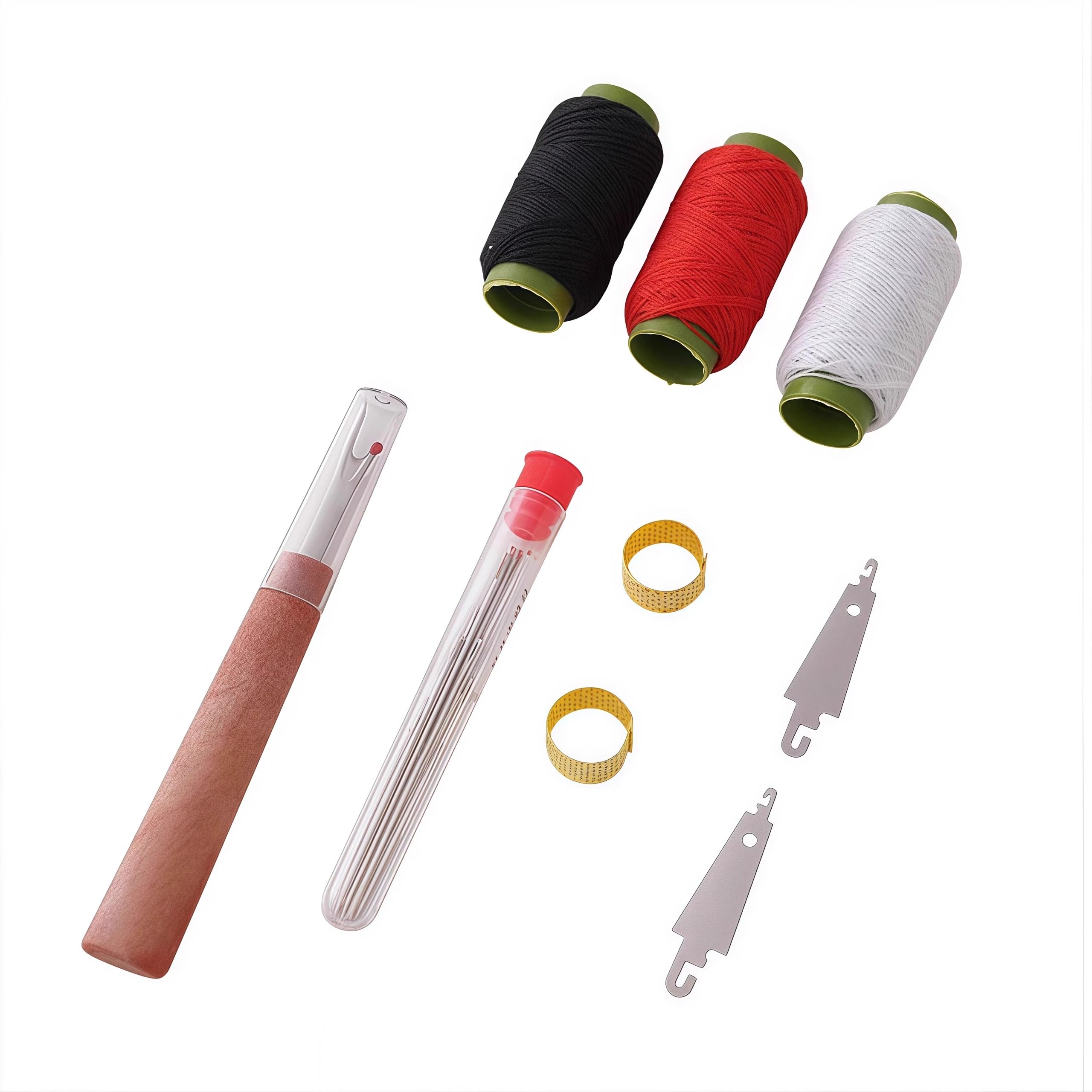 34件套大鼻子钢针缝衣服被子大眼手缝针细长传统针绣花针结实耐用,淘宝优惠券,粉丝福利购,淘宝优惠卷