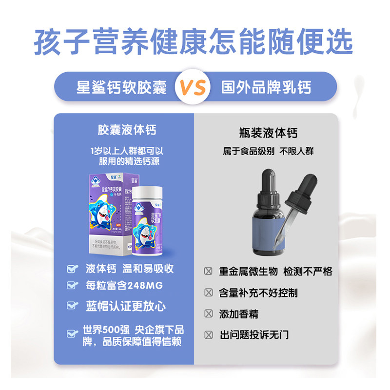  星鲨可瑞特钙铁锌/钙镁