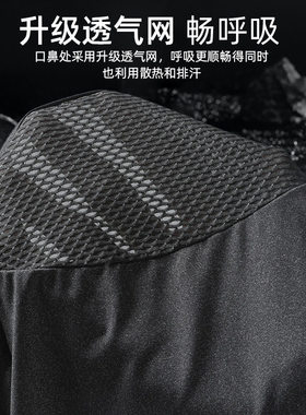 电焊面罩焊工专用隔热防防烤脸晒薄款冰丝头套防尘防护装备遮阳帽