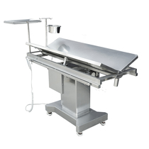 Stainless Steel V Type Pet Surgery Table Electric Lifting Thermostatic Treatment Desk Pet Hospital Cat Dog Neuter Surgery Bed