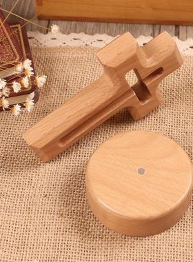 十字架实木桌面摆件创意榉木家居客厅玄关摆饰工艺品电视柜小摆台